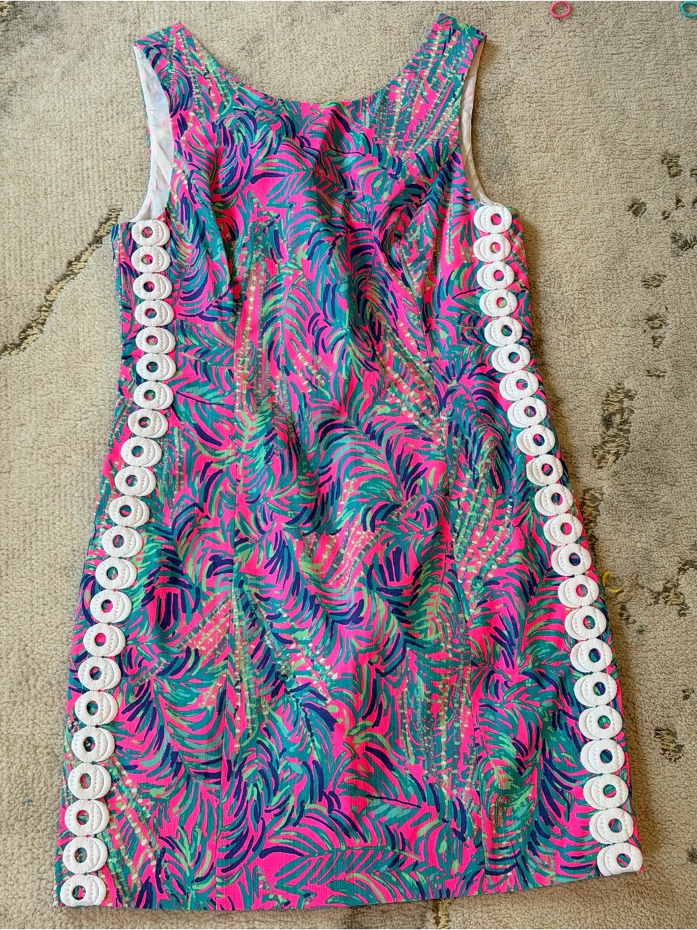 NWT Lilly Pulitzer Mila Shift Dress “Pink Sunset Coco Breeze” Sz 2